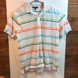 Tommy Hillfinger rainbow polo